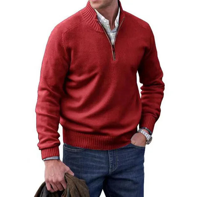 Katimy ™ Wool Elegance: The Knitted Man for Men